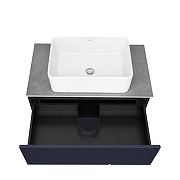 Тумба под раковину Roca Luna 60 ZRU9307767 подвесная цвет Синий-6