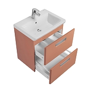 Тумба под раковину Roca The Gap Original 60 ZRU9307837 подвесная цвет Терракот-2