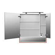 Зеркальный шкаф Roca The Gap Original 80 ZRU9307842 с подсветкой цвет Терракот-1