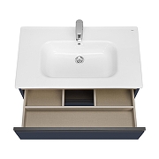 Тумба под раковину Roca Domi 80 ZRU9307868 подвесная цвет Синий матовый-4