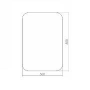 Зеркало Loranto Выбор 55 ФР-00001328 прямоугольное-2