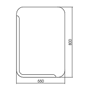 Зеркало Loranto Алькон 55 ФР-00002360 прямоугольное-4