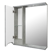 Зеркало со шкафом Loranto Florena 60 L CS00086983 цвет Светлый бетон-2