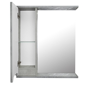 Зеркало со шкафом Loranto Florena 60 L CS00086983 цвет Светлый бетон-3