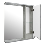 Зеркало со шкафом Loranto Florena 60 R CS00086984 цвет Светлый бетон-2