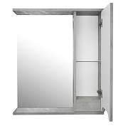 Зеркало со шкафом Loranto Florena 60 R CS00086984 цвет Светлый бетон-3