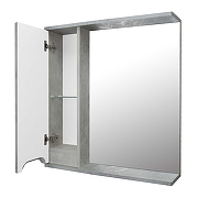 Зеркало со шкафом Loranto Florena 70 L CS00086986 цвет Светлый бетон-3
