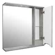 Зеркало со шкафом Loranto Florena 80 R CS00086987 цвет Светлый бетон-3