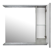Зеркало со шкафом Loranto Florena 80 R CS00086987 цвет Светлый бетон-4