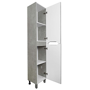 Шкаф пенал Loranto Florena 36 R CS00087006 цвет Светлый бетон-1