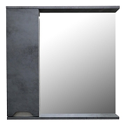 Зеркало со шкафом Loranto Florena 70 L CS00090036 цвет Темный бетон-1