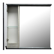 Зеркало со шкафом Loranto Florena 70 L CS00090036 цвет Темный бетон-2