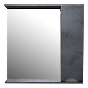 Зеркало со шкафом Loranto Florena 70 R CS00090037 цвет Темный бетон-1