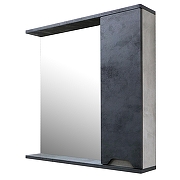 Зеркало со шкафом Loranto Florena 70 R CS00090037 цвет Темный бетон-3