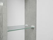 Зеркало со шкафом Loranto Florena 70 R CS00090037 цвет Темный бетон-5