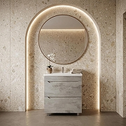 Тумба с раковиной Loranto Florena 60 CS00105569 цвет Светлый бетон-7