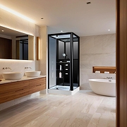 Душевая кабина Loranto Selak 100х90 L CS00054486 с гидромассажем-1