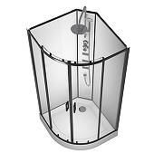 Душевая кабина Loranto Neo 100х100 CS-21811-100 без гидромассажа-1