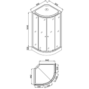 Душевая кабина Loranto 90х90 CS-900-13ТМ/М без гидромассажа-3