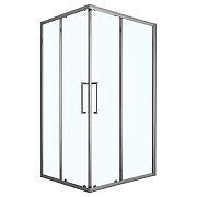 Душевой уголок Loranto 120х80 CS-AB01GG-128 профиль Серый матовый стекло прозрачное
