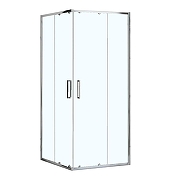 Душевой уголок Loranto Neo 90х90 CS-21809-90 профиль Серебро стекло прозрачное