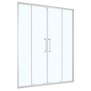 Душевая дверь Loranto 170 CS-AB04S-170 профиль Сатин стекло прозрачное