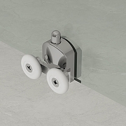 Душевой уголок Loranto 90х90 CS-AB01GG-90 профиль Серый матовый стекло прозрачное-4