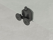 Душевой уголок Loranto 120х80 CS-AB02GG-128 профиль Серый матовый стекло прозрачное-5