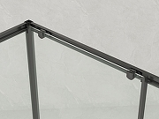 Душевой уголок Loranto 120х90 CS-AB02GG-129 профиль Серый матовый стекло прозрачное-3