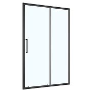 Душевая дверь Loranto 130 CS-AB03B-130 профиль Черный матовый стекло прозрачное