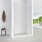 Душевая дверь Loranto 140 CS-AB03C-140 профиль Хром стекло прозрачное-1