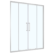 Душевая дверь Loranto 160 CS-AB04C-160 профиль Хром стекло прозрачное