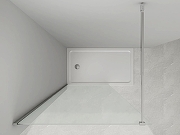 Душевая перегородка Loranto Walk-In 120 CS-W04B-120 профиль Черный матовый стекло прозрачное-2