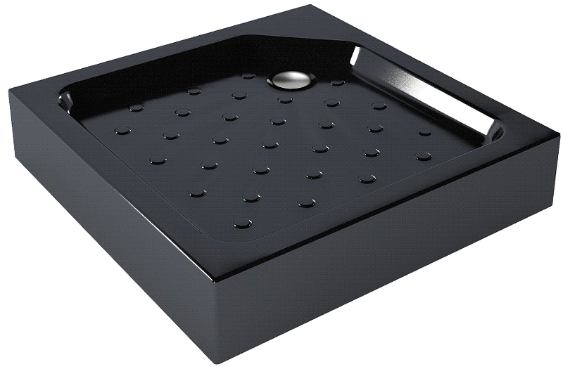 Акриловый поддон для душа МЕТАКАМ Universal Black N 90x90 CS00081552 