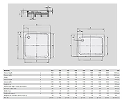 Стальной поддон для душа Kaldewei Duschplan 80x80 440500013001 цвет Белый-1