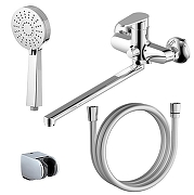 Смеситель для ванны Azario Castelo AZ-VJC138274C универсальный цвет Хром