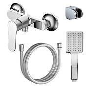 Смеситель для душа Azario Elvis AZ-WWK338155C цвет Хром