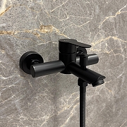 Смеситель для ванны Fixsen Nordic FX-8803B цвет Черный-1