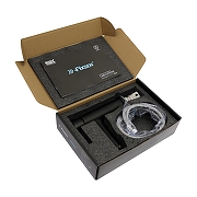 Смеситель для раковины Fixsen Nordic FX-8806B цвет Черный-3