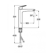 Смеситель для раковины Santek Таос WH5A04009N001 цвет Черный матовый-3