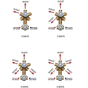 Смеситель для душа Bossini Cube Z00062.030+Z00130 цвет Хром-3