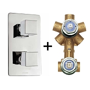 Смеситель для душа Bossini Cube Z00062.030+Z00130 цвет Хром