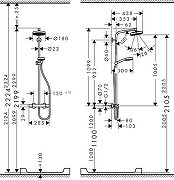 Душевая система Hansgrohe Crometta 27264400 с термостатом цвет Хром-4