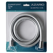 Душевой шланг Azario AZ-SW-PVC-1,5-BL цвет Хром матовый-1