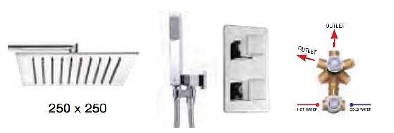 Душевая система Bossini Cotetis M00764.030 