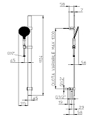 Душевой гарнитур Bossini Apice D480863.030 цвет Хром-2