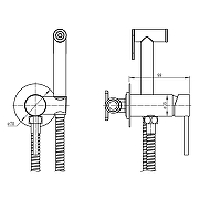 Гигиенический душ со смесителем Loranto LR80544000 цвет Белый-6