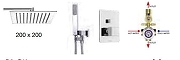 Душевая система Bossini Tetis M00763.030 цвет Хром-1
