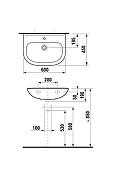 Раковина подвесная Jika Deep 60 8.1061.3.000.104.9 цвет Белый-5