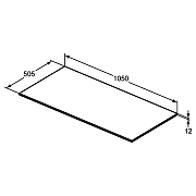 Столешница под раковину Ideal Standard Adapto 105 U8416FX цвет Серый камень-2